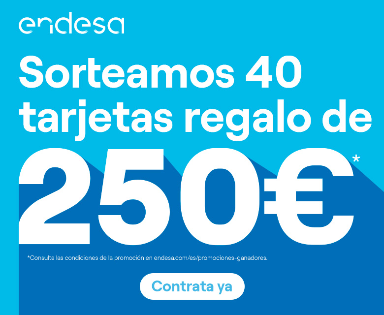 Regalamos 40 tarjetas regalo de 250€ ¡Contrata ya!