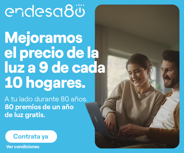 80 premios de un año de luz gratis - Endesa 80 Años